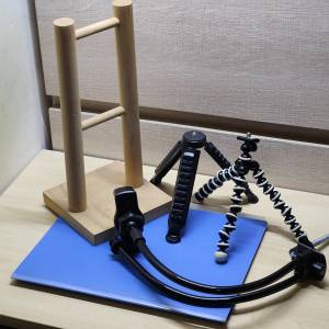 大埔only】4隻 小腳架 / 小夾架 / headphone 架 for 耳機架 手機夾 咪夾