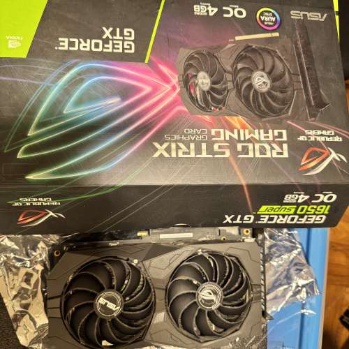 ASUS ROG STRIX GEFORCE GTX1650 super OC edition 4GB