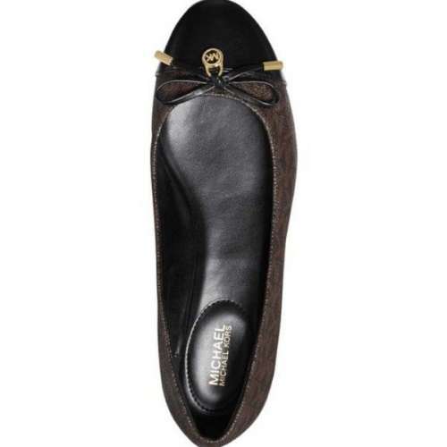 全新 Michael Kors MK Logo Leather Ballet Flat Loafer shoes 輕便鞋 休閒鞋