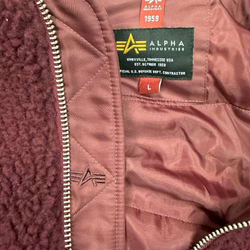 Alpha Industries 羊羔毛連帽飛行外套