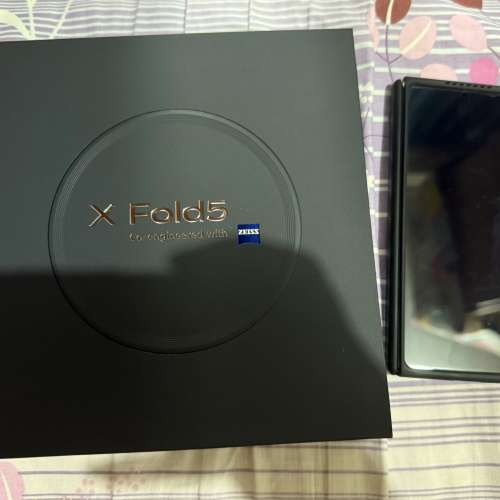 出售vivo x fold 5 炫灰色(黑色)中移行貨全套有單有保，99新