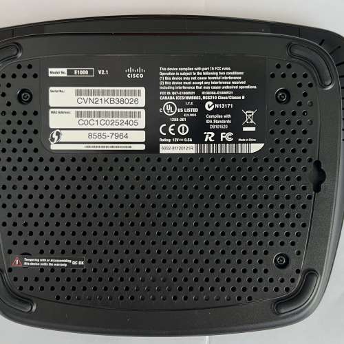 Cisco-Linksys E1000 Wireless-N 路由器