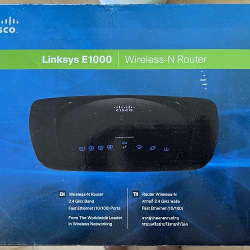 Cisco-Linksys E1000 Wireless-N 路由器