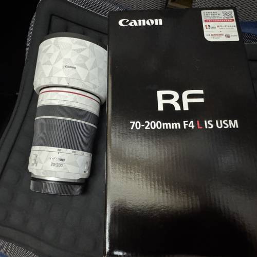 (行貨長保）Canon RF 70-200mm F4L IS USM （適合 R5, R6, R3, R1, R8, R7, R50…)