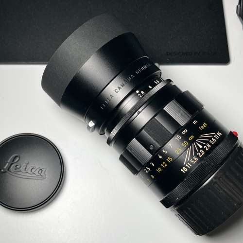 Leica Tele-Elmarit 90mm f2.8 肥九 連Hood