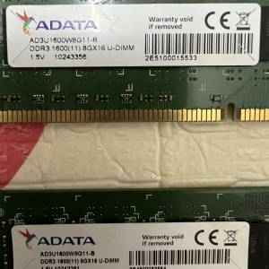 兩條RAM8+8同一個CPU