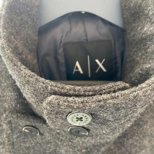 Armani Exchange Double-Breasted Overcoat (AX 孖襟中褸)