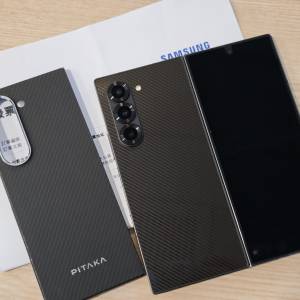 90%新 Samsung Galaxy Z Fold 6 12+512GB 行貨已過保 黑色碳纖 特別色 Z Fold6 港行...