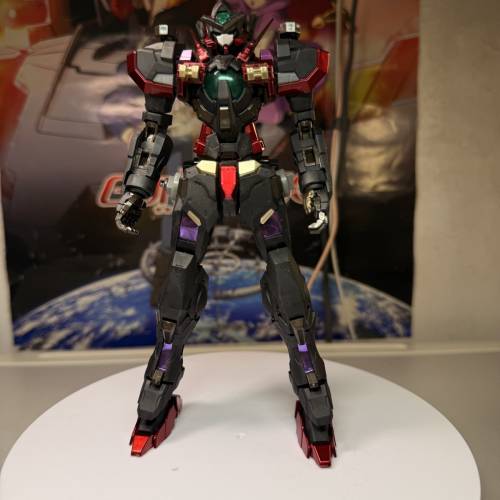 MG 1:100 機動戰士高達 高達00F戰記 黑色正義女神高達F型 噴塗 已砌 副廠 高達模型