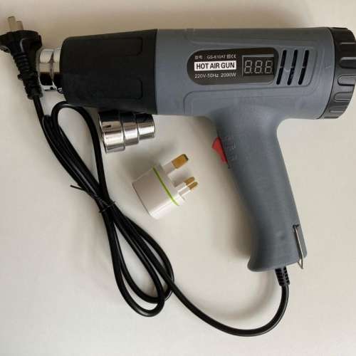 whtapp 66 502975 熱風槍 全新大功率  2000W 兩檔風 400和650度 溫度顯示 送風嘴轉...