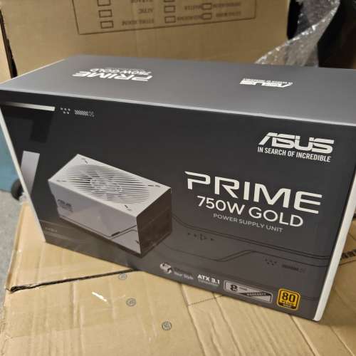 Asus prime 750W Gold 模組 火牛 黑白色