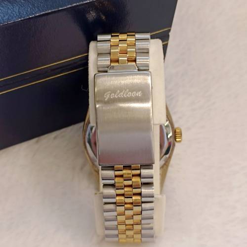 💥議價請移玉步💰no bargain ⌚「Goldloon」 男士蠔式😍電子石英腕錶Battery