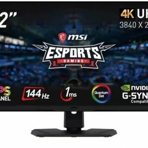 MSI 32吋 Optix MPG321UR-QD 4K 144Hz 平面量子點電競顯示器 外觀接近全新 冇花痕 冇...
