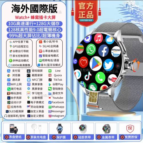 🚛包順豐櫃 國際版 雙系統 超薄圓屏智能手錶 Smart Watch⌚️