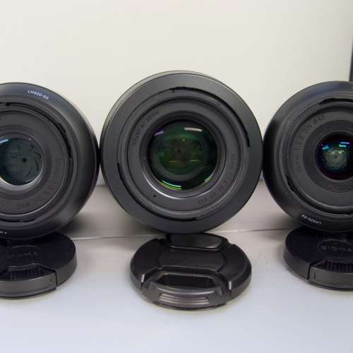 Sigma E-Mount APS-C Lens: 30mm F1.4 & 60mm F2.8 & 19mm F2.8