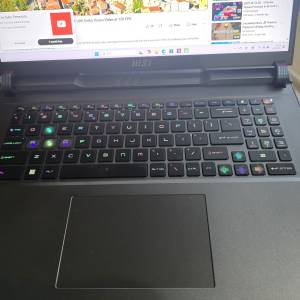 極強電競本Msi vector gp78 16寸 i9-13980hx /32g内存/1tb硬碟/rtx 4070 極速性能 ...
