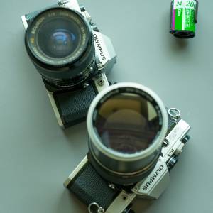 Olympus om10 菲林相機 連鏡頭 買機即送菲林或配件