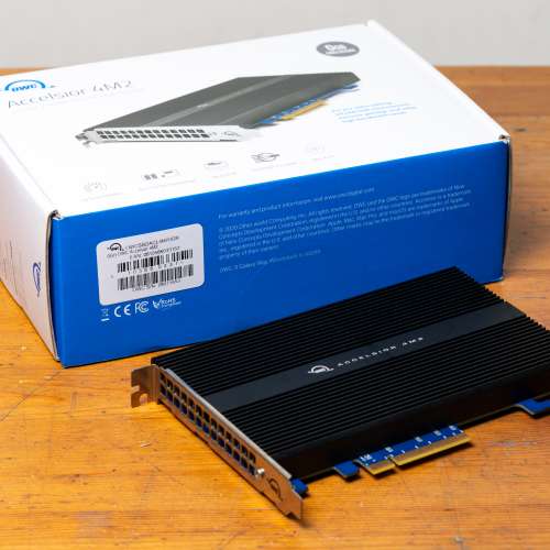 OWC Accelsior 4M2 PCIe NVMe M.2 SSD Adapter Card (0GB)