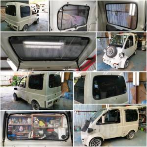 MIDGET 全車磁石濾光窗網太陽擋