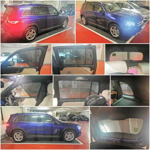 GLB EQB 全車磁石濾光窗網太陽擋