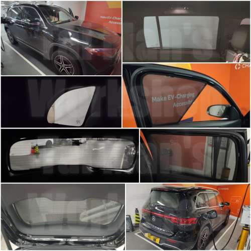GLB EQB 全車磁石濾光窗網太陽擋