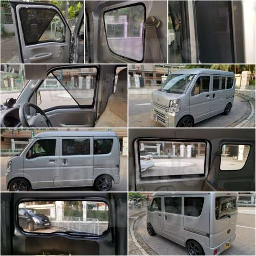SUZUKI EVERY 全車磁石濾光窗網太陽擋