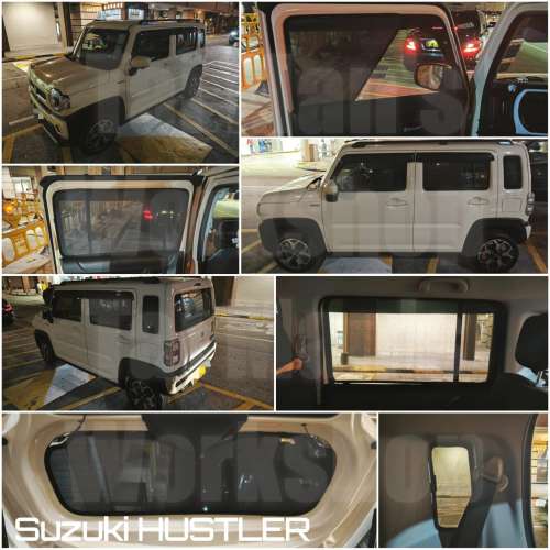 鈴木 HUSLTER 全車磁石濾光窗網太陽擋