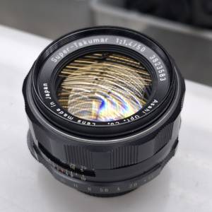 PENTAX SUPER-TAKUMAR 50MM F1.4 YELLOW GLASS M42 MOUNT