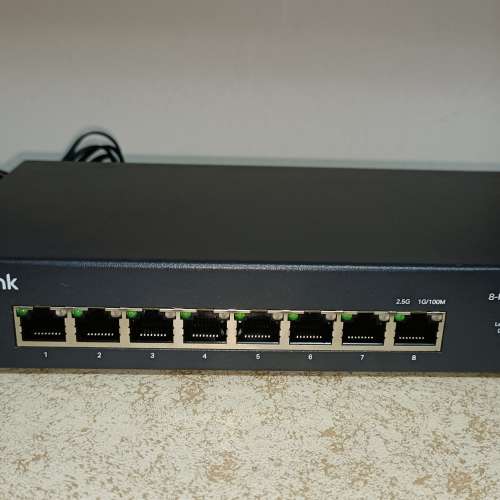 Tp-link 2.5G 8-port Multi-Gig switch 交換器