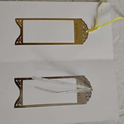 核電青春圖古典金屬書簽 中國風山水畫書書籤兩個全新香港大學站交收 不吸磁鐵 可能...