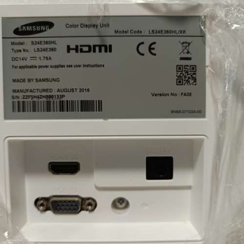 Samsung 24 吋 ips mon