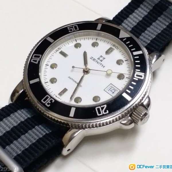 ZENITH   RAINBOW   Diver   夜光 發毛  彩虹  潛水  90 年  產品  自動  39mm  0...