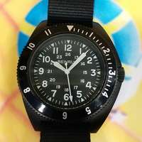 Benrus  潛水軍表 Type—II  Class A ( 大細肥邊 ) 瑞士制造電子 42mm 95%以上新  (...