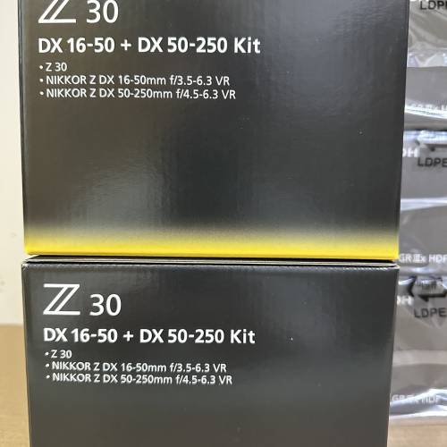 全新 Nikon Z30 連 16-50mm + 50-250mm VR 雙鏡套裝 (水貨)