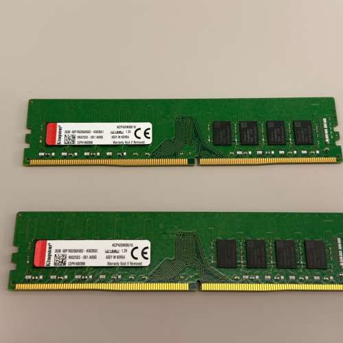 Kingston 16GB Desktop DDR4 2666MHz RAM (16GB x2)