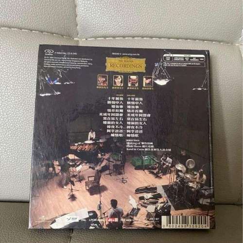 單碟雙面 CD & DVD CONCERT HALL 李克勤演奏廳