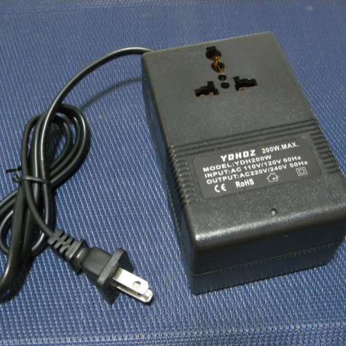 110V 轉 220V 變壓器 200W 在日本臺灣美加使用香港的小家電