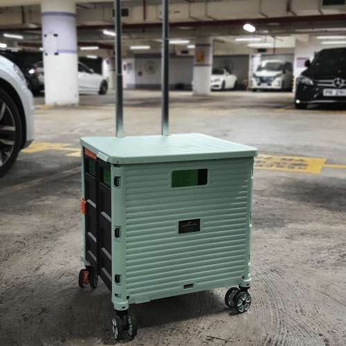 Hallmark 四輪摺疊拉桿購物車
