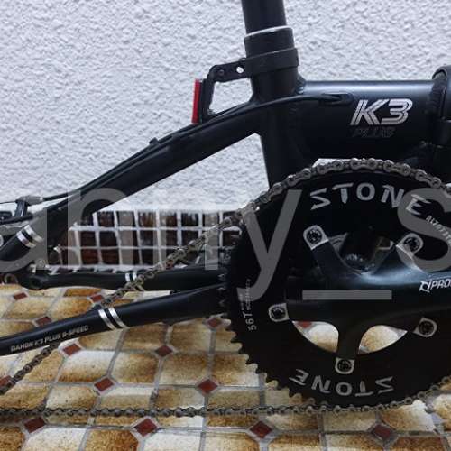 Dahon 2023年 K3 PLUS KAA693 啞黑色特別版 9波 16吋 305/349 大改裝組合 摺車