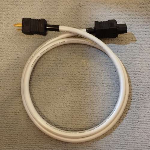 Acrolink 4020 leggenda電源線 1.5m長95%新,配上古河FI-15G美式头尾 $1150