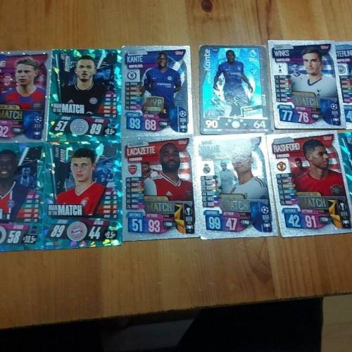 Match Attax Man of the match 足球卡