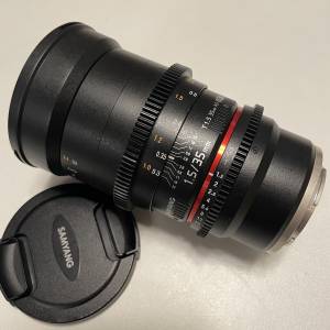 Samyang 35mm T1.5 Sony e mount