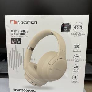 6折【Nakamichi OW1500ANC 主動式降噪藍牙無線耳機🎧】全新原裝行貨