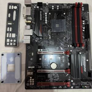 Gigabyte GA-AB350-Gaming 3 AM4 motherboard AMD 底板