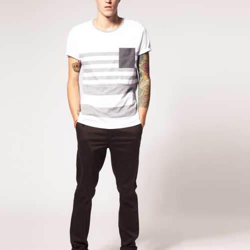 Monkee Genes Slim Chino 男裝 長褲 斜布褲 修腳 slim pants chinos 扯布褲 卡其褲 ...