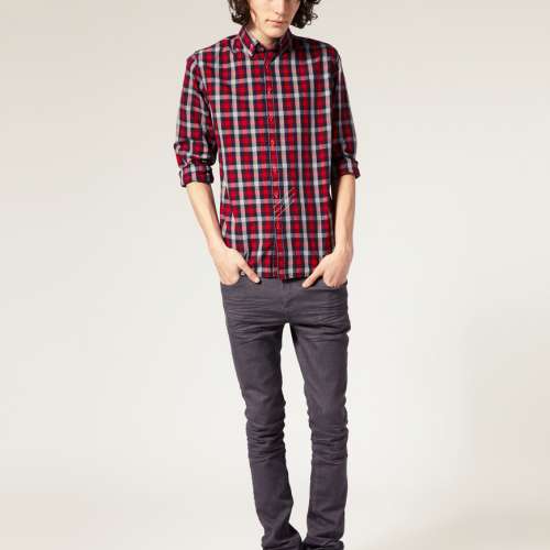 Peoples Market Gary Check Shirt 格仔恤 恤衫 格仔衫 Topman zara beams carhartt...