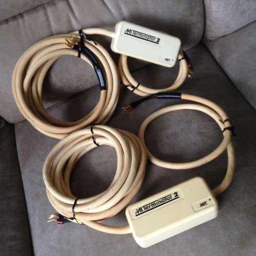 🎵MIT Terminator 2 Speaker Cable Pair MUSIC INTERFACE TECHNOLOGIES USED 音頻 ...