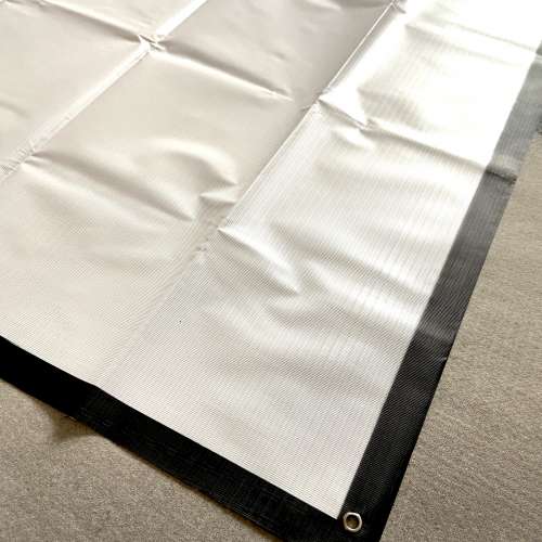 70 inch Projector Screen (Thick polyester PVC material, Foldable),4K 16:9