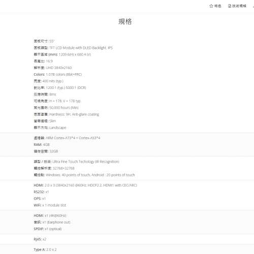 90% 新 ViewSonic 55吋 4K ViewBoard 智慧互動電子白板 IFP5550 Touch Screen 527 ...