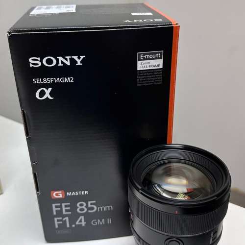 [FS]-95% new Sony FE 85mm F1.4 GM II (GM2) (Official Warranty Till June 2026)